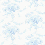 Champagne Harbor Powdered Blue Peel & Stick Wallpaper by NuWallpaper LoveShackFancy - LFS6434