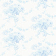 Champagne Harbor Powdered Blue Peel & Stick Wallpaper by NuWallpaper LoveShackFancy - LFS6434