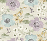 Evelyn Lavender Floral Wallpaper by Antonina Vella LL3202