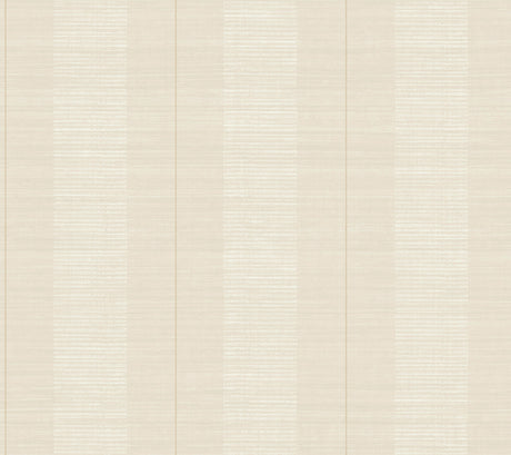 Colbert Stripe Ivory Textured Wallpaper by Antonina Vella - LL3205