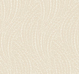 Willow Song Wheat Botanical Wallpaper by Antonina Vella - LL3219 showing white willow branch and leaf motifs on a warm golden brown background
