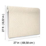Willow Song Wheat Botanical by Antonina Vella Unpasted Non Woven Wallpaper 27in x 27ft - Antonina Vella LL3219