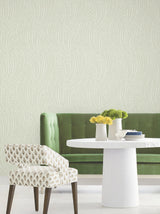 Willow Song Sage Botanical Wallpaper by Antonina Vella from the Layered Luxe Collection, Traditional Non Woven, 27-in by 27-ft - LL3221