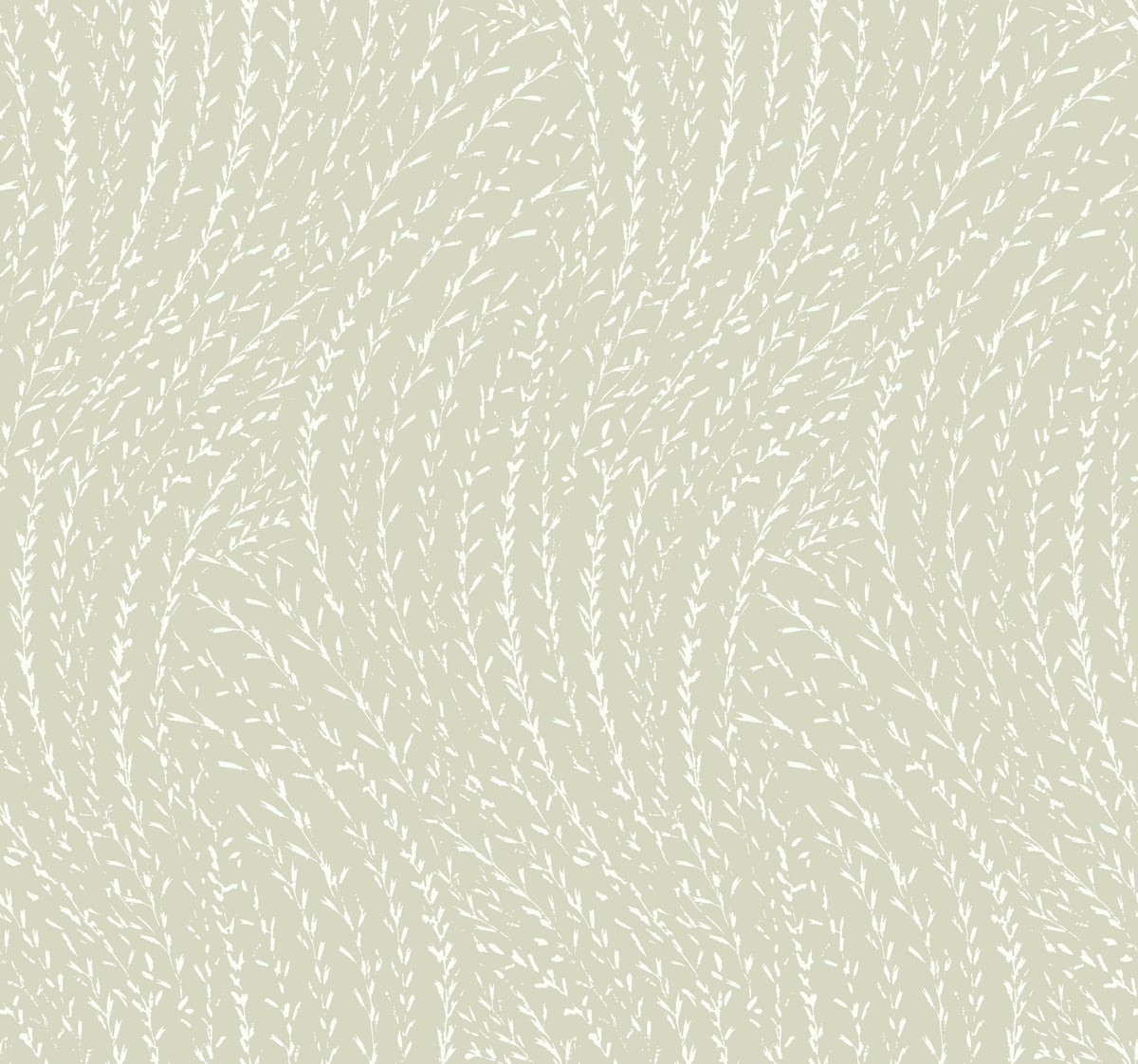 Willow Song Sage Botanical Wallpaper by Antonina Vella - LL3221