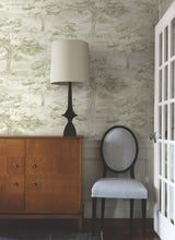 Moreno Green Woodland Wallpaper in Soft Greens Cream and Beige by Antonina Vella Traditional Scenic Botanical Unpasted Non Woven - LL3224