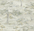 Moreno Slate Woodland Wallpaper by Antonina Vella - LL3225