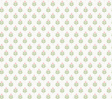 Serene Villa Pink Floral Stamp Wallpaper by Antonina Vella - LL3236