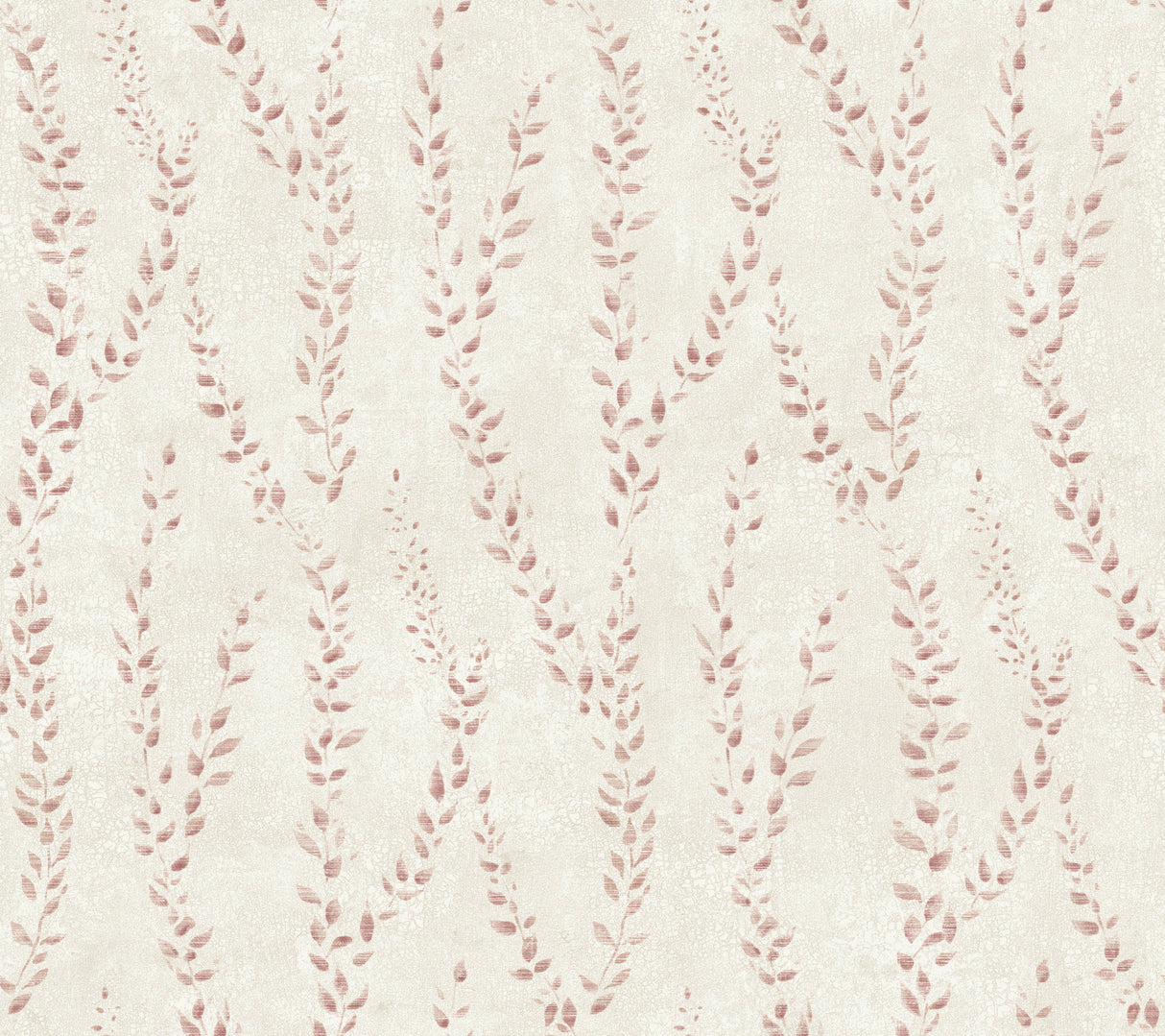 Alpenrose Maroon Vine Wallpaper by Antonina Vella - LL3255