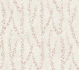 Alpenrose Maroon Vine Wallpaper by Antonina Vella - LL3255
