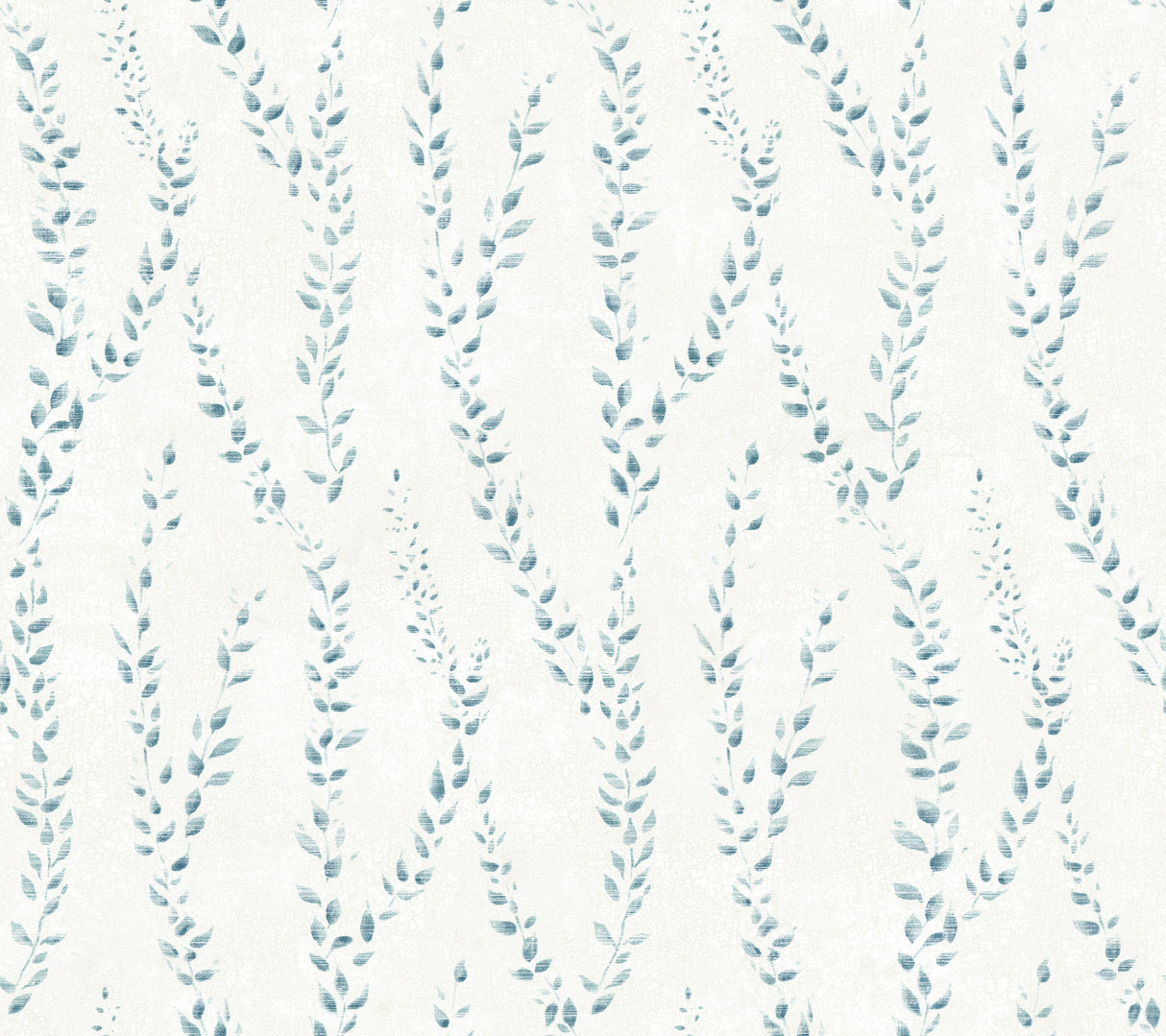 Alpenrose Sapphire Vine Wallpaper by Antonina Vella LL3256 - sapphire blue botanical climbing vine pattern on off-white non woven background
