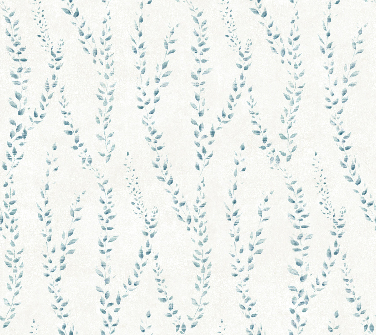 Alpenrose Sapphire Vine Wallpaper by Antonina Vella LL3256 - sapphire blue botanical climbing vine pattern on off-white non woven background