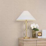 Hempfield Weave Wheat by Antonina Vella Loomed Cotton and Hemp on Non Woven Unpasted Residential Wallpaper Roll 36-in x 24-ft 72 Sq Ft - LL4350