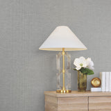Hempfield Weave Charcoal by Antonina Vella Loomed Cotton and Hemp Non Woven Unpasted Wallpaper 36 in x 24 ft Layered Luxe - LL4353