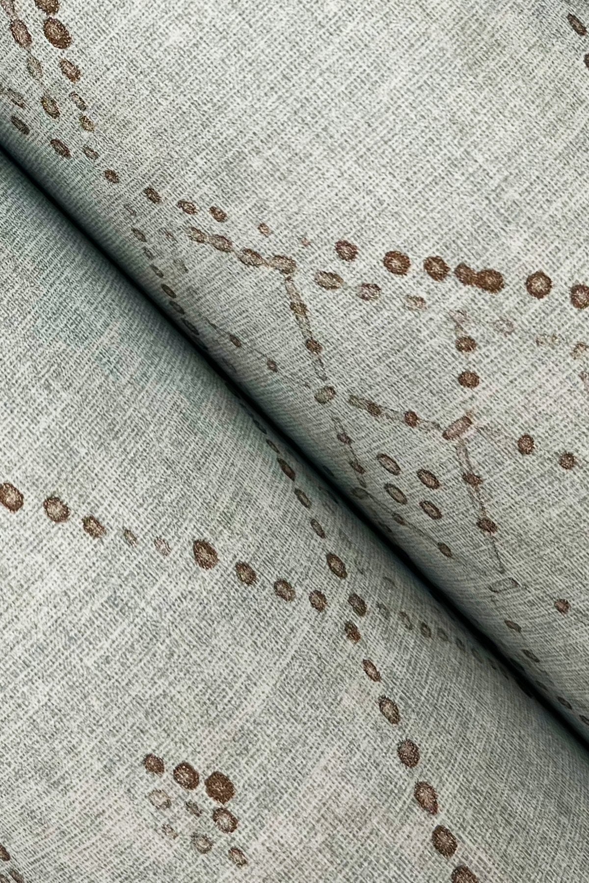 Souk Diamonds Sage Wallpaper with Geometric Diamond Motif - York LM5313