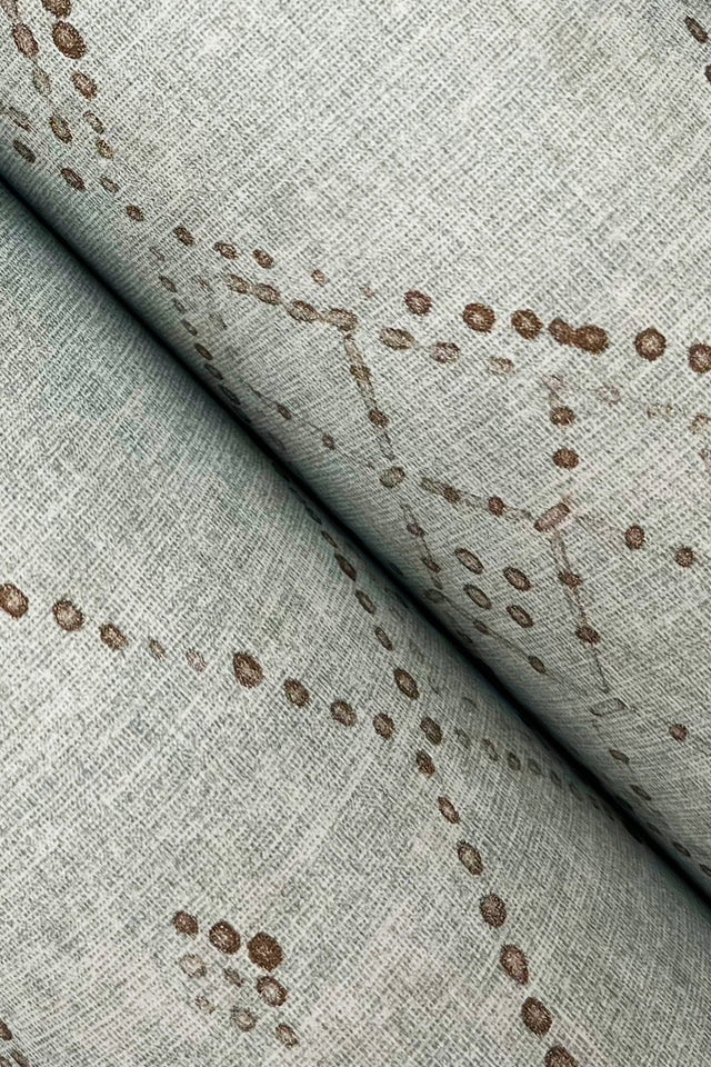 Souk Diamonds Sage Wallpaper with Geometric Diamond Motif - York LM5313