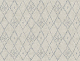 Souk Diamonds Taupe Geometric Wallpaper with Handpainted Diamond Motif - York LM5314