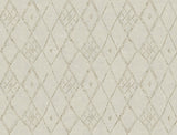 Souk Diamonds Gold Wallpaper with Geometric Tribal Diamond Pattern - Lemieux et Cie LM5315