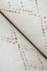 Souk Diamonds Gold Wallpaper with Geometric Tribal Diamond Pattern - Lemieux et Cie LM5315