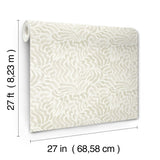 Zora Wave Light Grey Wallpaper with Abstract Wave Brushstroke Pattern - York LM5321