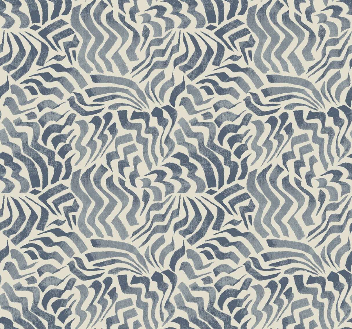 Zora Wave Denim Wallpaper with Eclectic Weaves Pattern - York LM5323