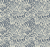 Zora Wave Denim Wallpaper with Eclectic Weaves Pattern - York LM5323