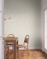 Rousseau Paperweave Linen Wallpaper with Geometric Ikat Motif - York LM5343