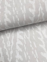 Rousseau Paperweave Warm Grey Wallpaper with Ikat Diamond Geometric Motif - York LM5345