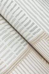 La Broderie Beige Geometric Raised Ink Wallpaper - York LM5371