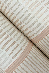 La Broderie Blush Geometric Raised Ink Wallpaper - York LM5372