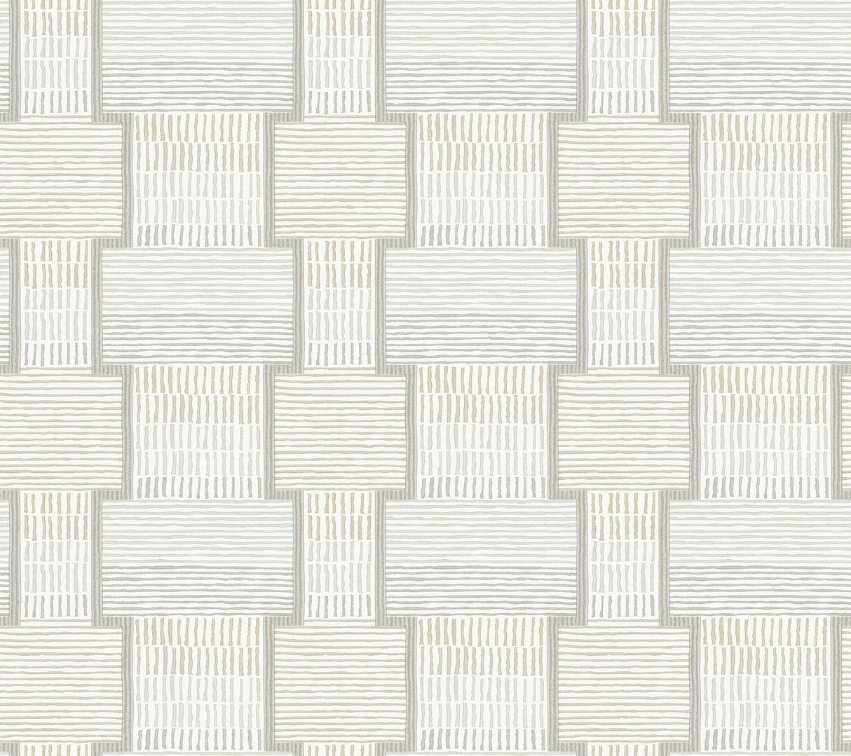 La Broderie Grey Geometric Raised Ink Wallpaper - York LM5373