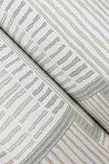 La Broderie Grey Geometric Raised Ink Wallpaper - York LM5373