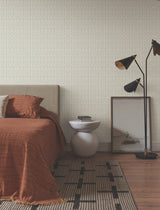 Martigue Stripe Sage Wallpaper with Bohemian Stripe Pattern - York LM5383