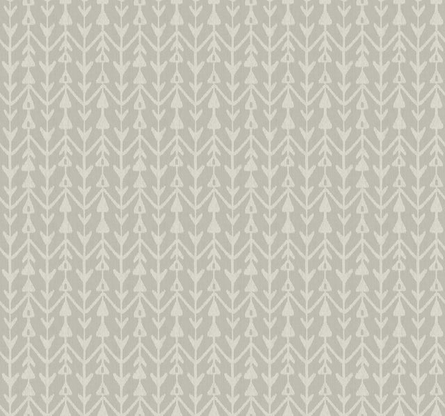 Martigue Stripe Grey Wallpaper with Bohemian Striped Motif - York LM5384