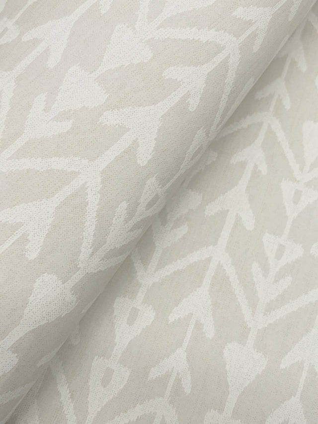 Martigue Stripe Beige Non Woven Wallpaper with Bohemian Stripe Pattern - York LM5385