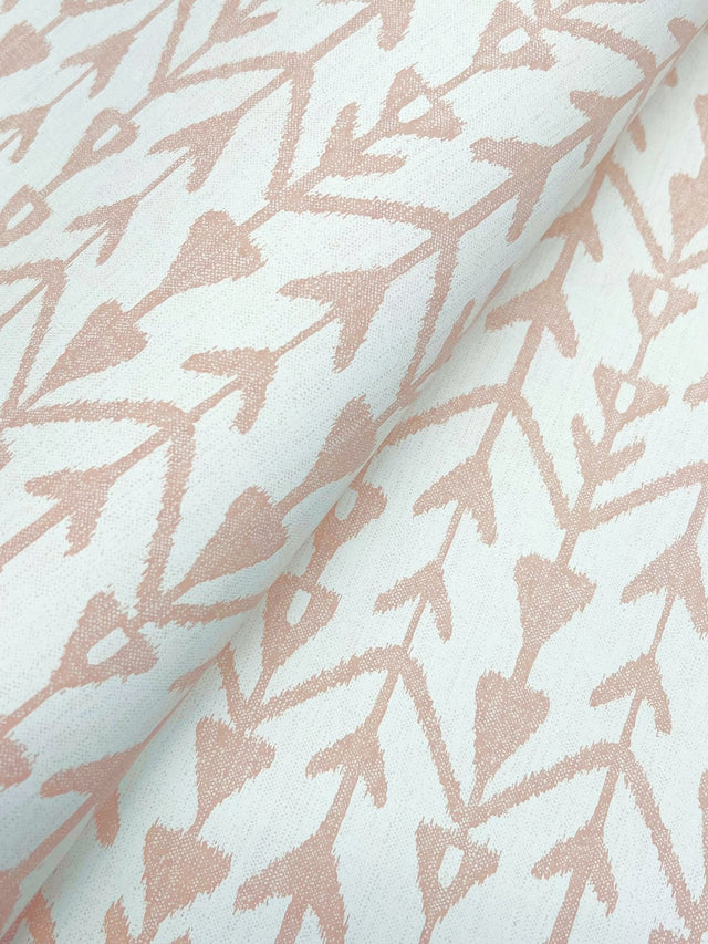 Martigue Stripe Blush Wallpaper with Bohemian Stripe Pattern - York LM5386