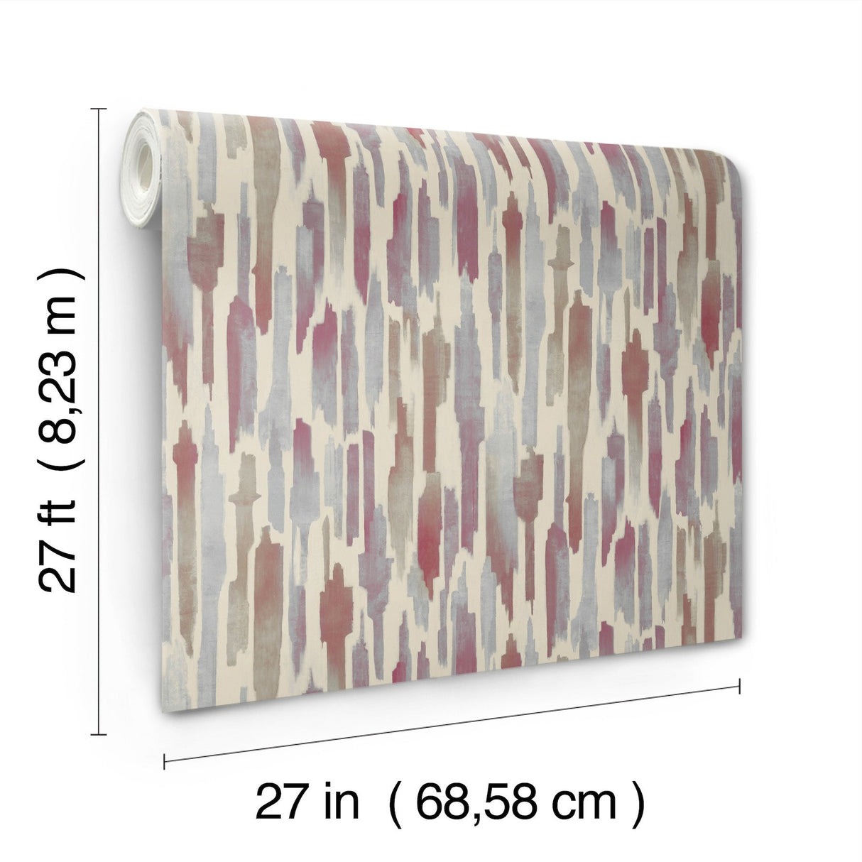 Pluie Multi Abstract Watercolor Wallpaper - York LM5402