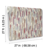 Pluie Multi Abstract Watercolor Wallpaper - York LM5402