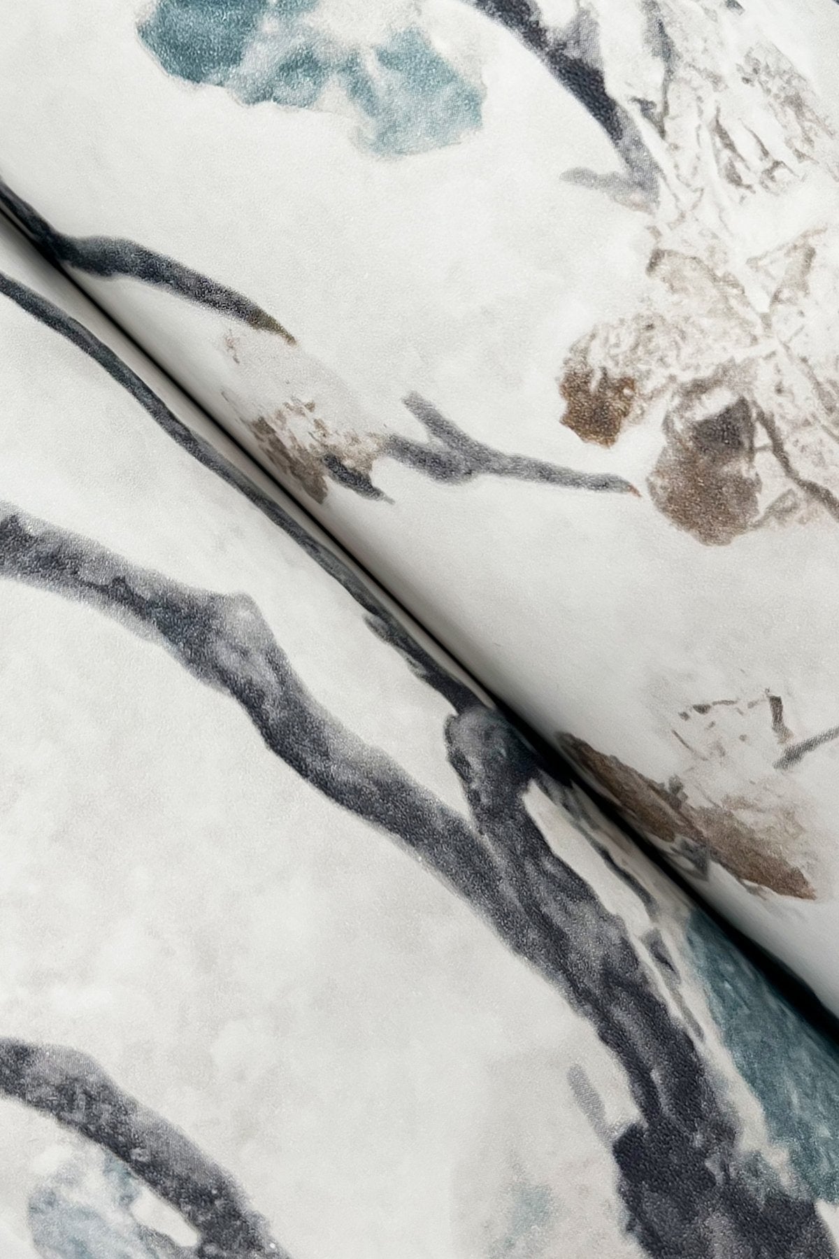 Avril Chinoiserie Peacock Wallpaper with Traditional Floral Branches - York LM5412