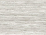 Osprey Faux Grasscloth wallpaper in Cove Gray and Silver with subtle horizontal texture and shimmer