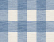 Coastal blue and ivory gingham check wallpaper pattern