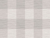 Rugby Gingham in Cove Gray wallpaper pattern