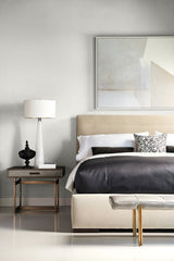 Faux Linen Weave Winter Fog by Luxe Retreat Textured Wallpaper – Lillian August LN10900