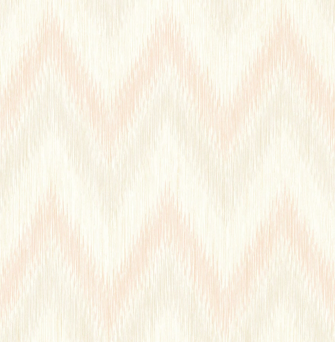 Regent Flamestitch Stringcloth wallpaper in Soft Melon and Arrowroot with subtle chevron flamestitch pattern, matte finish.