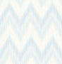 Blue Frost and Eggshell flamestitch chevron wallpaper pattern