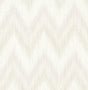 Regent Flamestitch Stringcloth wallpaper in Winter Fog and Eggshell with subtle flamestitch/chevron texture