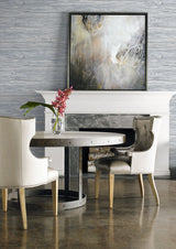 Washed Shiplap Blue Mist by Luxe Retreat Coastal Embossed Vinyl Wallpaper – Lillian August LN11602