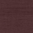Deep plum sisal grasscloth wallpaper with natural woven texture and satin finish.