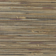 Maize-toned matte grasscloth wallpaper with natural woven horizontal texture