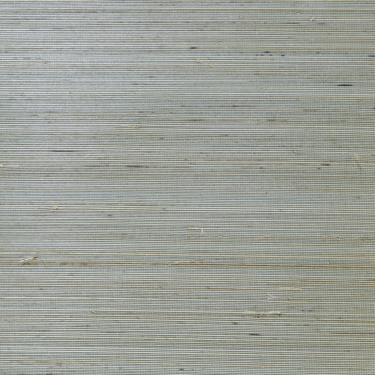 Lillian August Abaca Grasscloth wallpaper in Lake Forest & Sandy Shore with woven horizontal texture