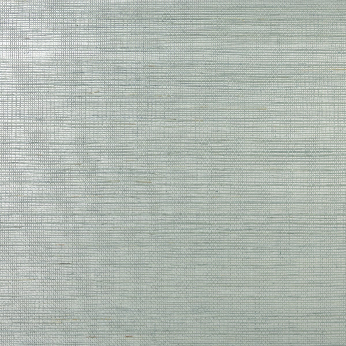Metallic frost sisal grasscloth wallpaper texture in a light blue tone